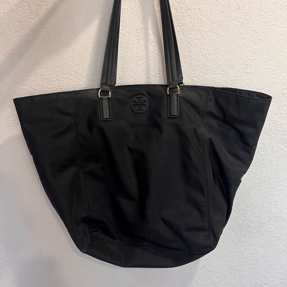 Tory Burch Black Nylon Tote